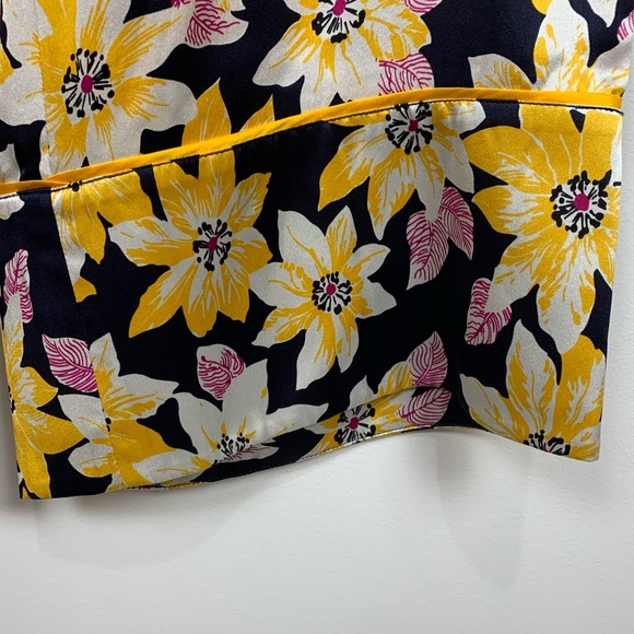 NWT Cinq a Sept Margot Floral Silk Wide-Leg Pant - Picture 6 of 6